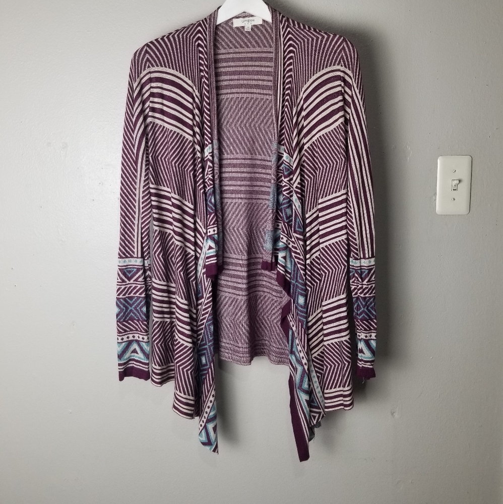 Umgee usa waterfall knitted cardigan size M
